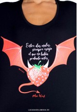 Camiseta con mensaje Mae West